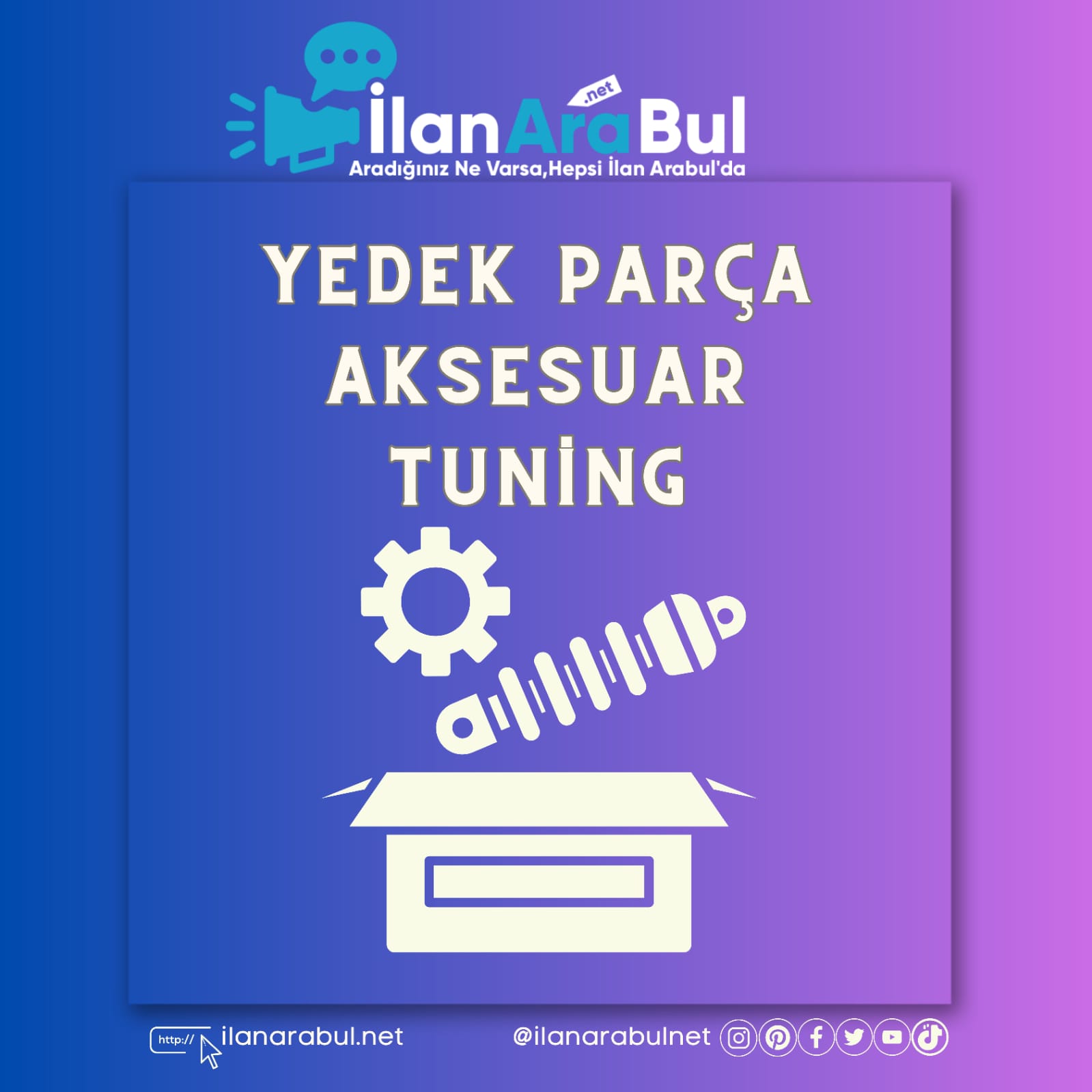 Yedek Parça,Aksesuar ve Tunning İlan Arabul’da