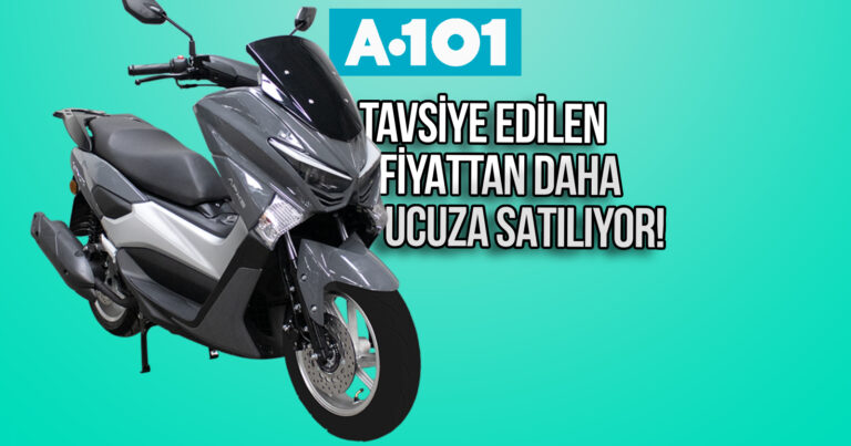 A101, ucuz motosiklet satıyor! İşte çarpıcı fiyatı ve özellikleri