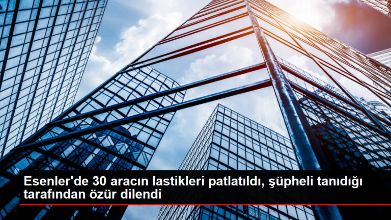 Esenler’de 30 aracın lastikleri patlatıldı, kuşkulu tanıdığı tarafından özür dilendi