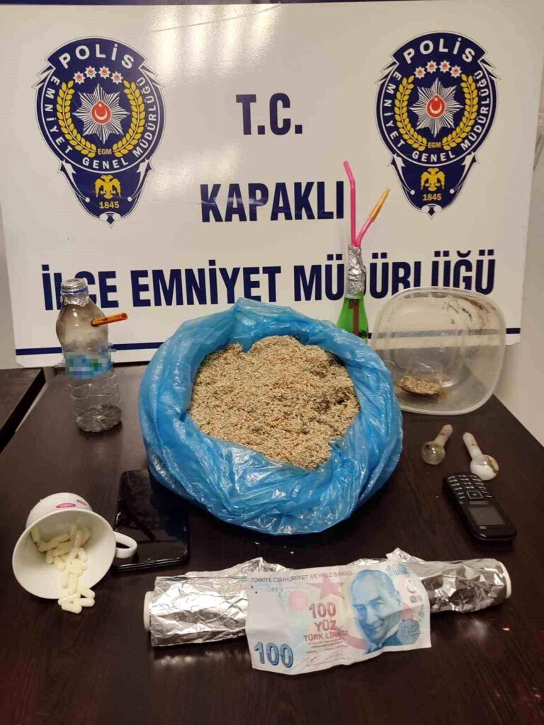 Tekirdağ Kapaklı’da Uyuşturucu Operasyonu: 2 Gözaltı