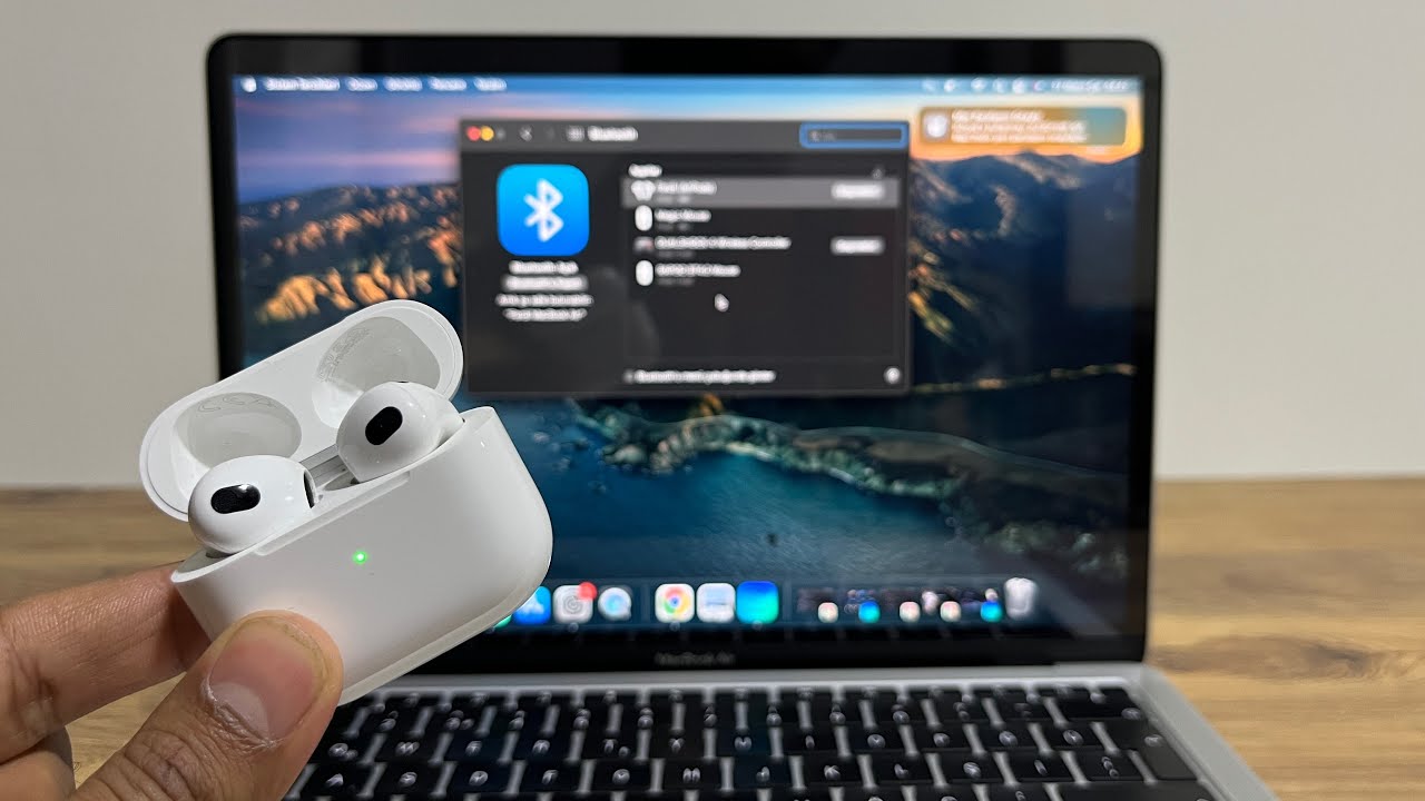 AirPods’u MacBook’a nasıl bağlarsınız?