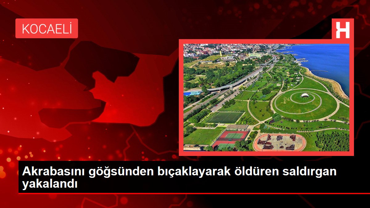 Akrabasını göğsünden bıçaklayarak öldüren saldırgan yakalandı