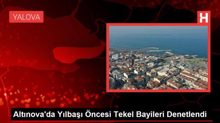 Altınova’da Yılbaşı Öncesi Tekel Bayileri Denetlendi