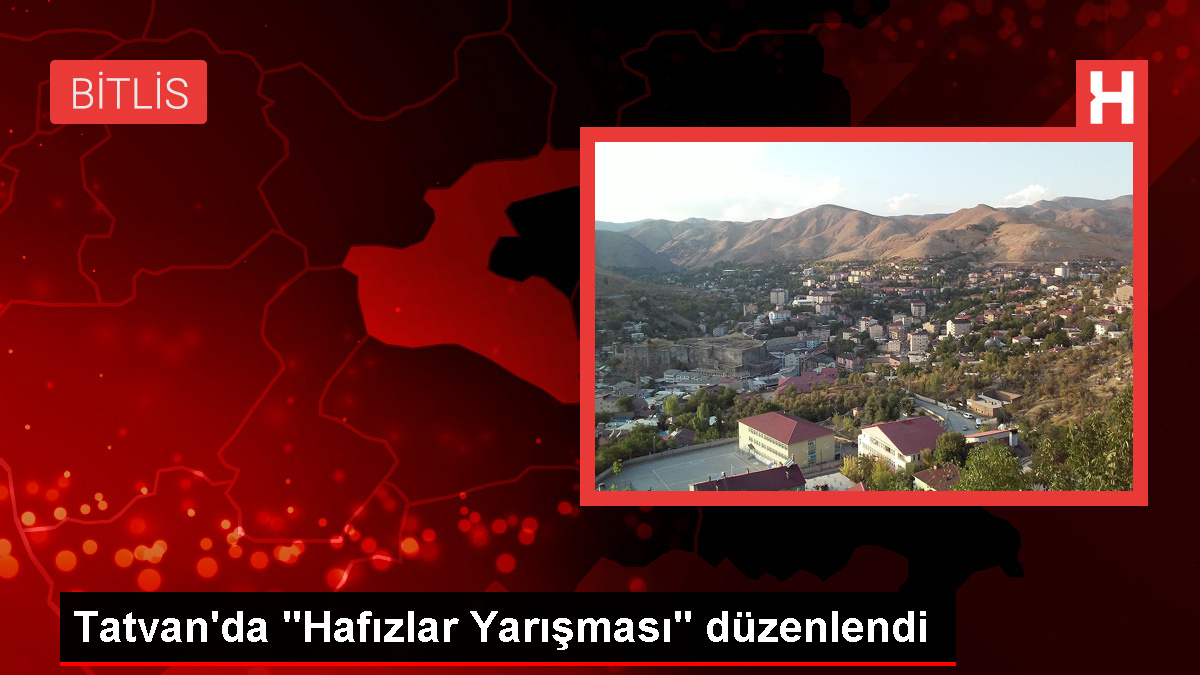 Bitlis’te Sultan Alparslan İmam Hatip Ortaokulu’nda Hafızlar Müsabakası düzenlendi