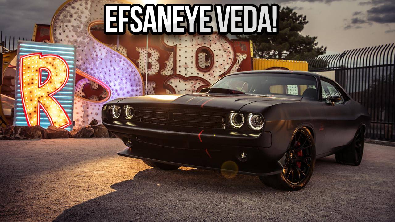 Efsaneye elveda! Son Dodge Challenger banttan indirildi