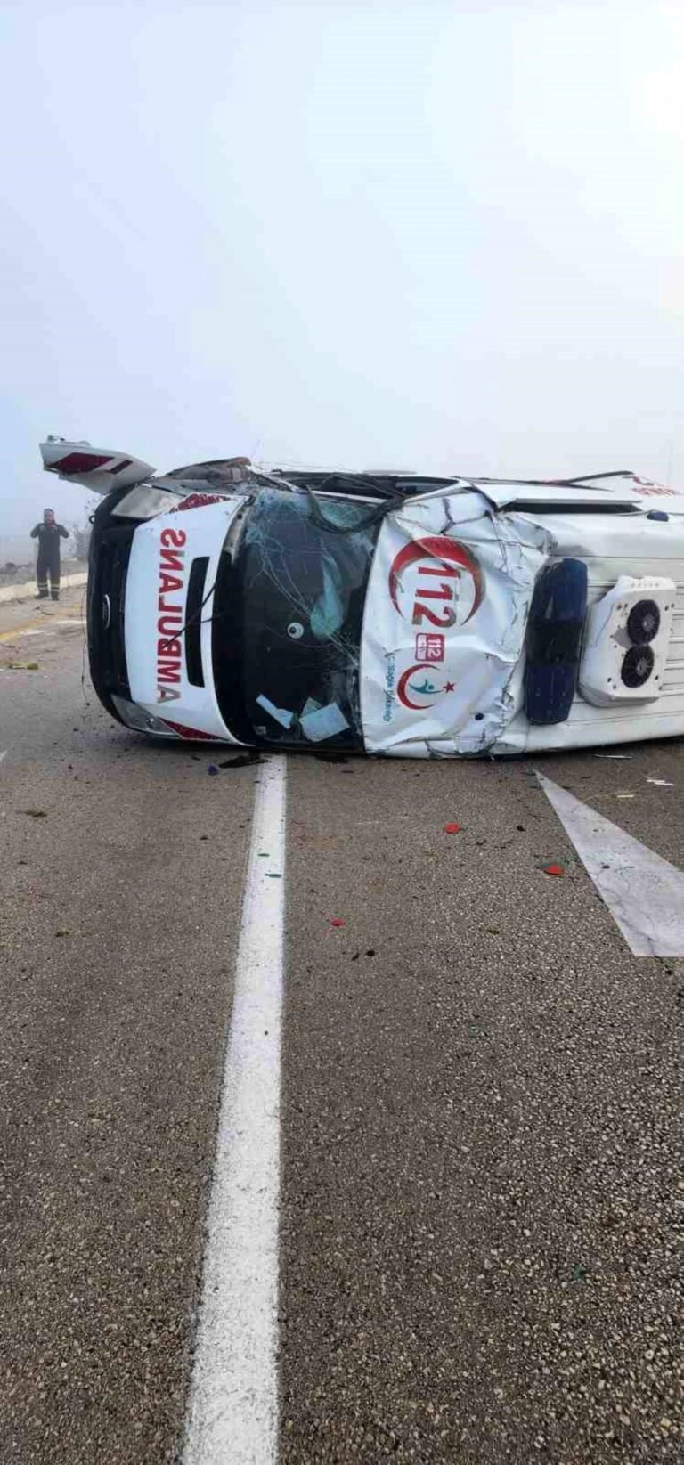 Elazığ’da sis ve gizli buzlanma nedeniyle zincirleme trafik kazası: 4 yaralı