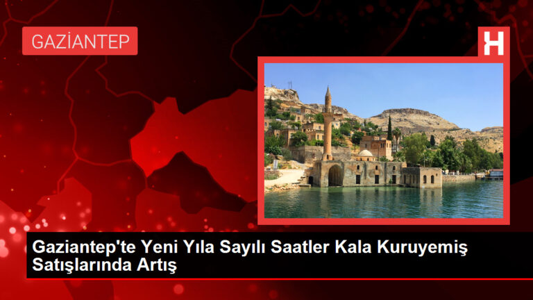 Gaziantep’te Yeni Yıla Sayılı Saatler Kala Kuruyemiş Satışlarında Artış