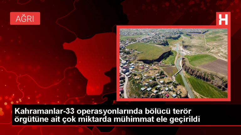 İçişleri Bakanı Yerlikaya: Kahramanlar-33 Operasyonlarında çok ölçüde mühimmat ele geçirildi