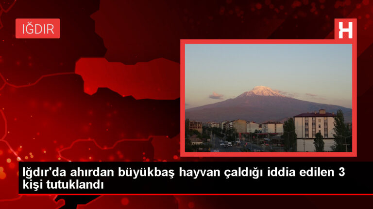 Iğdır’da Ahırdan Büyükbaş Hayvan Çalan 3 Kişi Tutuklandı