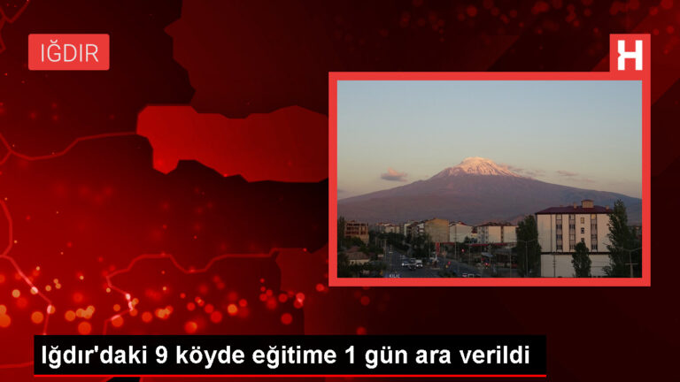 Iğdır’da Kar Yağışı Nedeniyle 9 Köyde Eğitime Ara Verildi