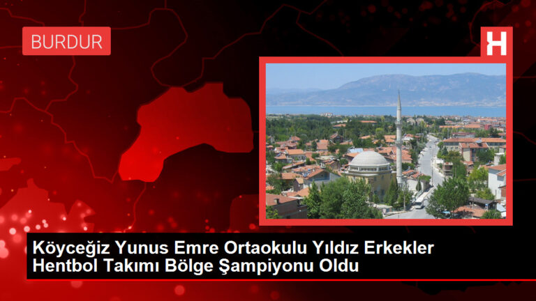 Köyceğiz Yunus Emre Ortaokulu Yıldız Erkekler Hentbol Takımı Bölge Şampiyonu Oldu