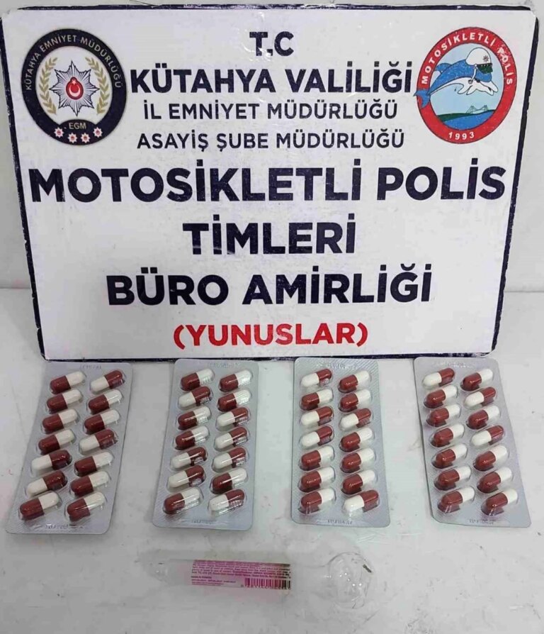 Kütahya’da Motosikletli Polis Timlerince Gara İsimli Kapsül Ele Geçirildi