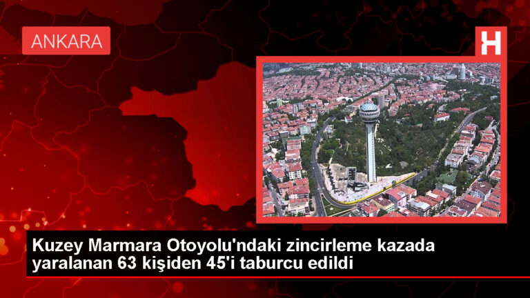 Kuzey Marmara Otoyolu’nda 10 kişinin öldüğü zincirleme kaza