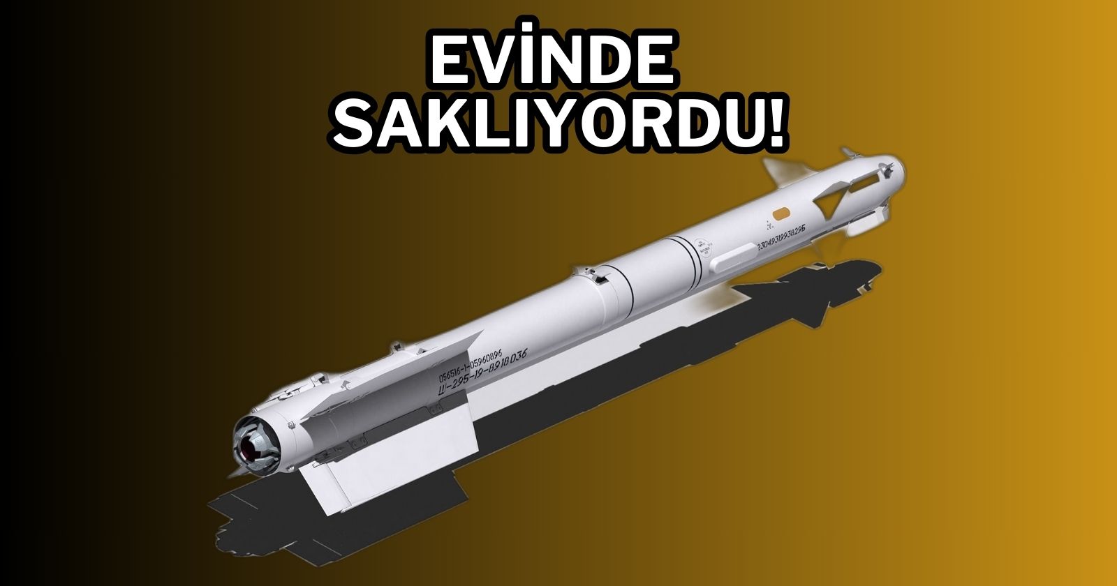 Meskeninde R-73 askeri füze sakladı fakat yakayı ele verdi!