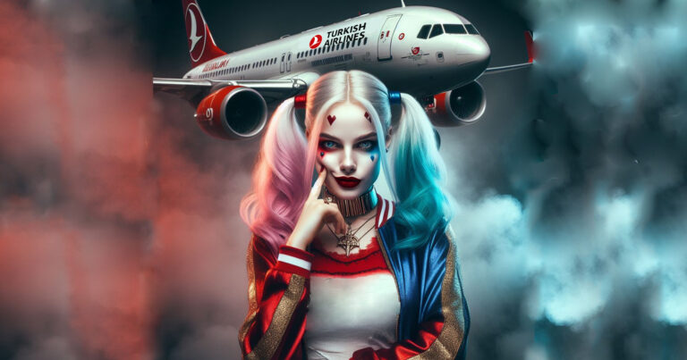 THY’nin yeni reklam yüzü “Harley Quinn” oldu!
