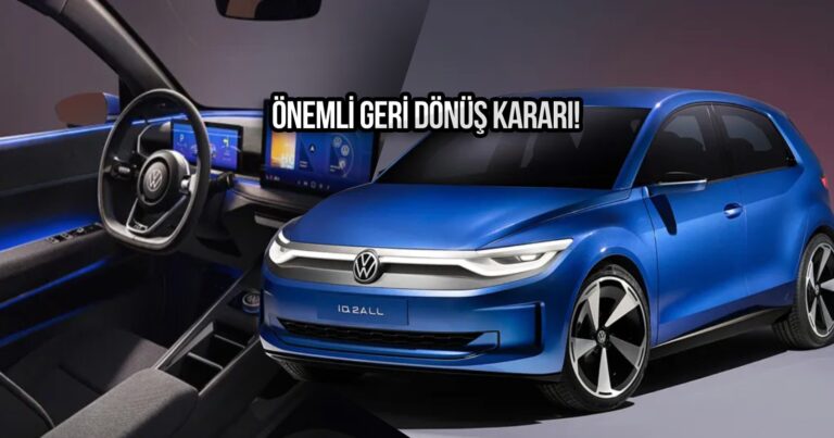 Volkswagen’den geçmişe dönüş kararı! Şoförleri dinledi