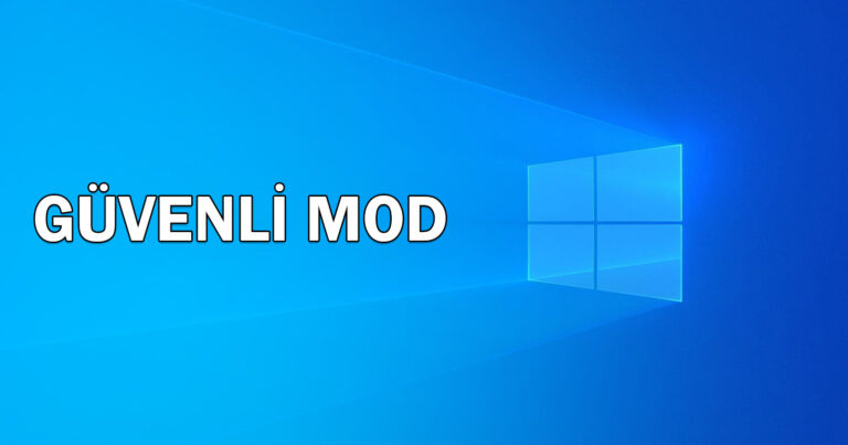 Windows 10 inançlı moda girme nasıl yapılır?