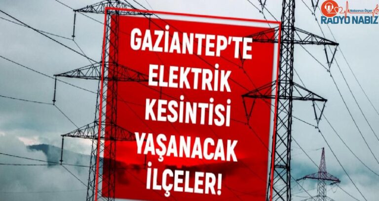 28 Ocak Gaziantep elektrik kesintisi! GÜNCEL KESİNTİLER Gaziantep’te elektrikler ne zaman gelecek? Gaziantep’te elektrik kesintisi!