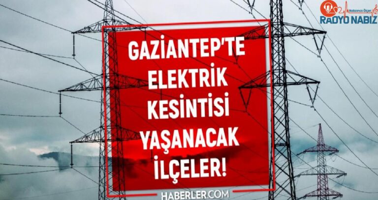 30 Ocak Gaziantep elektrik kesintisi! ŞİMDİKİ KESİNTİLER Gaziantep’te elektrikler ne vakit gelecek? Gaziantep’te elektrik kesintisi!