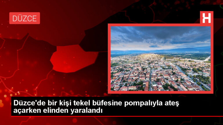 Akçakoca’da tekel büfesine pompalı tüfekle ateş açan kişi yaralandı