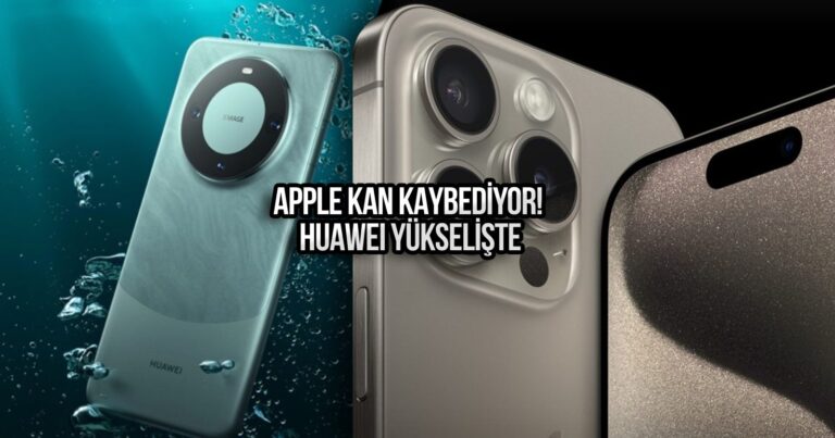 Apple’da büyük kan kaybı! Huawei yine yarışta