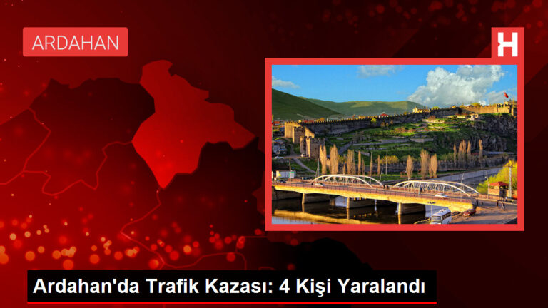 Ardahan’da Trafik Kazası: 4 Kişi Yaralandı