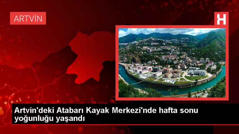 Atabarı Kayak Merkezi Hafta Sonu Yoğun Ziyaretçi Akınına Uğradı