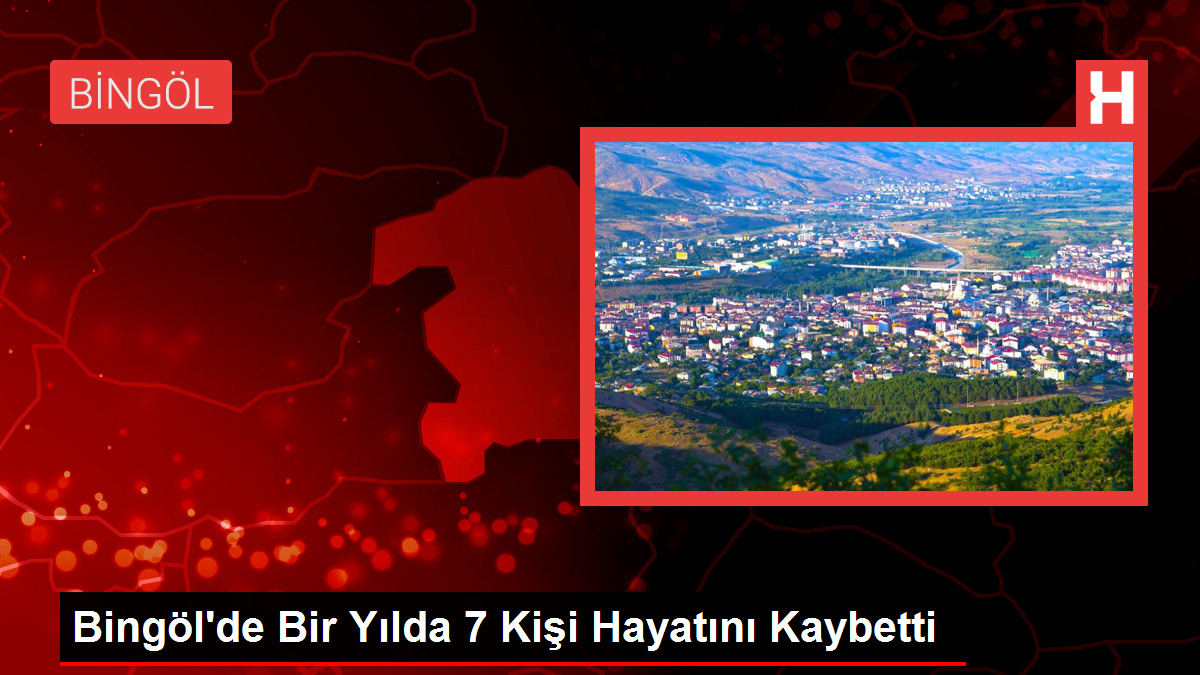 Bingöl’de Bir Yılda 7 Kişi Hayatını Kaybetti