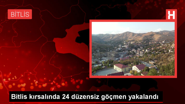 Bitlis kırsalında Afganistan asıllı 24 sistemsiz göçmen yakalandı, 2 kuşkulu tutuklandı