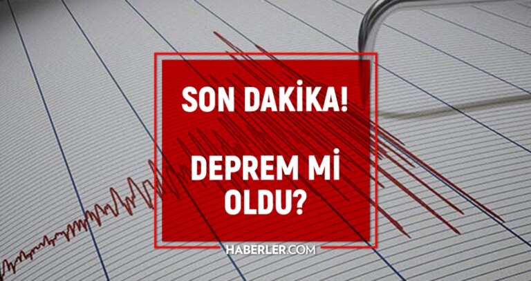 Bolu’da deprem mi oldu, kaç şiddetinde? 6 Ocak Bolu’da nerede deprem oldu?