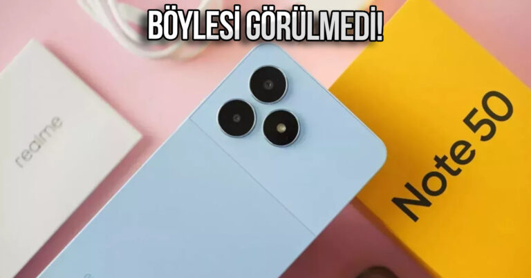 Bu fiyata yok satar! Realme Note 50 tanıtıldı