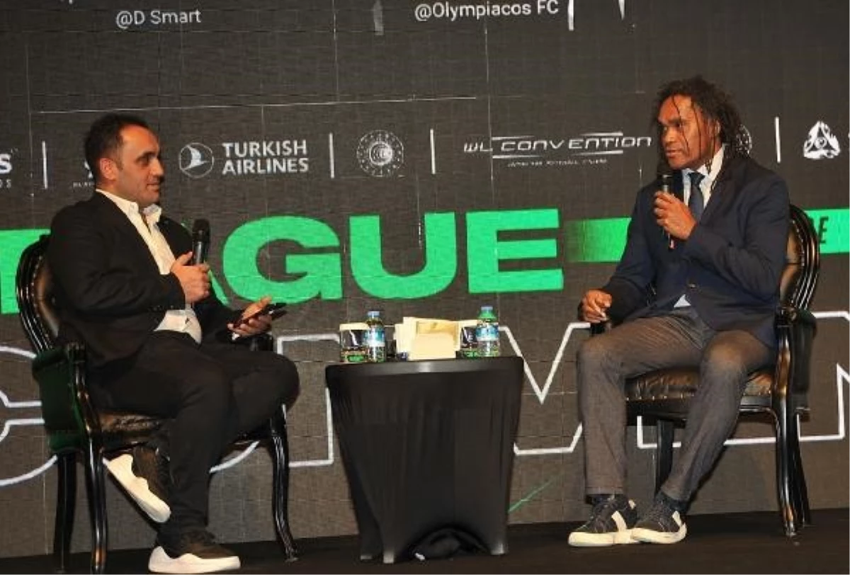 Christian Karembeu, Antalya’da Winter League Convention’da konuştu