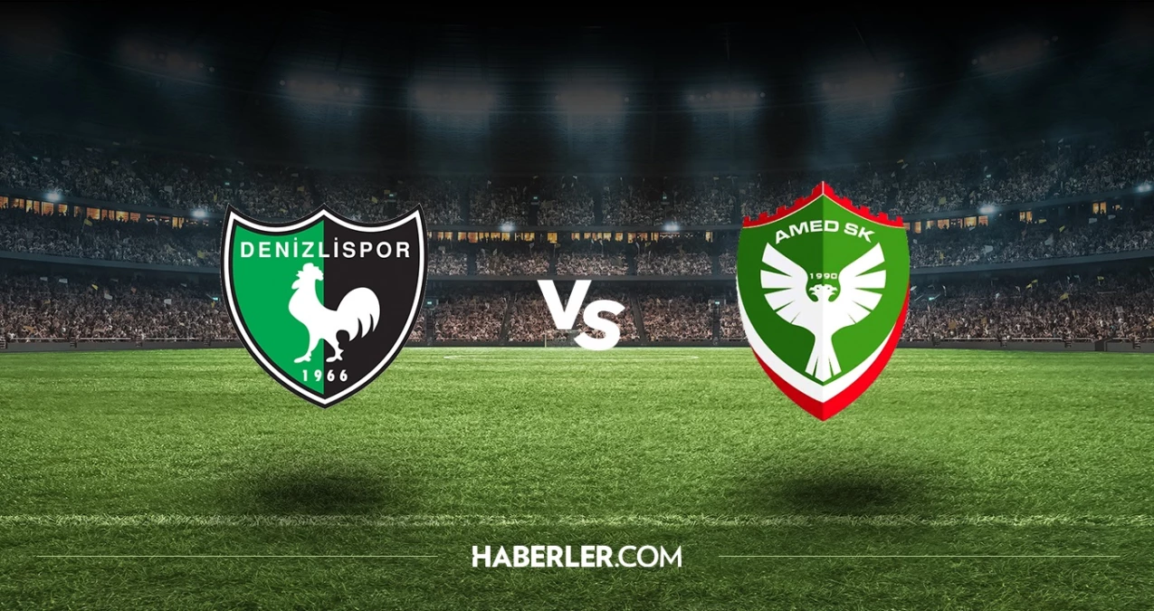 DENİZLİSPOR – AMEDSPOR CANLI: Denizlispor – Amedspor maçı nereden, nasıl izlenir? Denizlispor Amedspor canlı yayın linki!