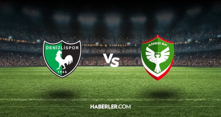 Denizlispor – Amedspor maçı hangi kanalda, saat kaçta? Denizlispor – Amedspor maçı nereden izlenir?