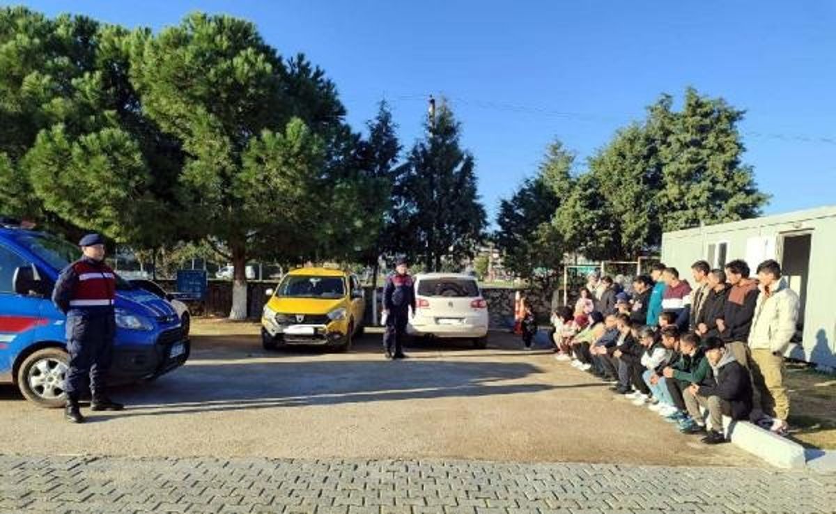 Didim’de 37 kaçak göçmen yakalandı