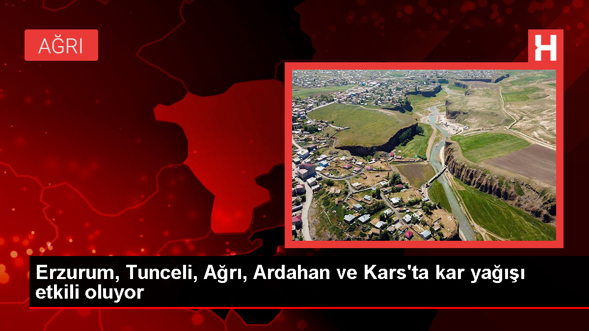 Doğu Anadolu’da Kar Yağışı