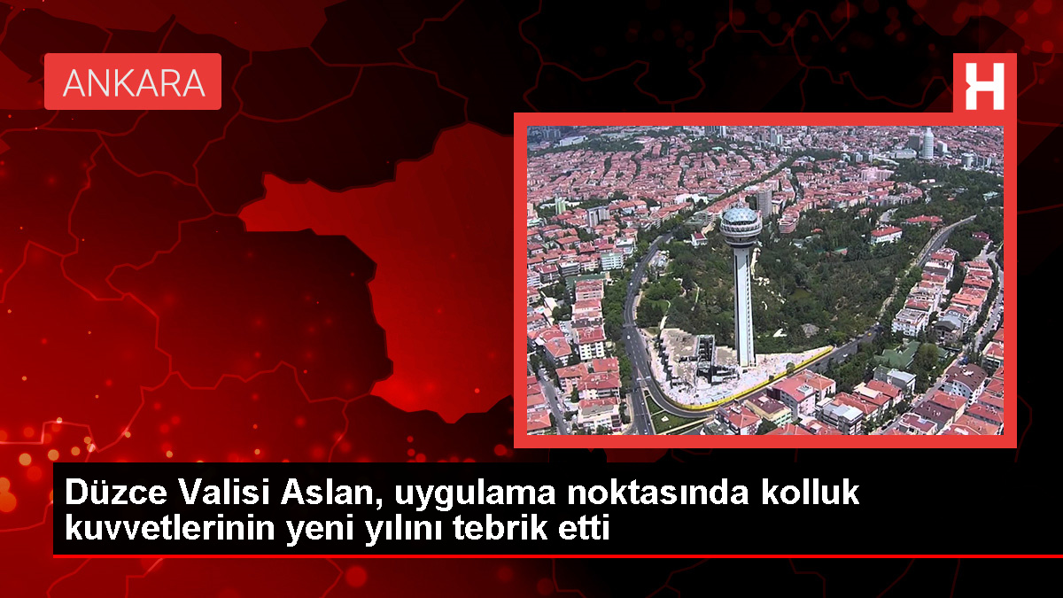 Düzce Valisi Selçuk Aslan, Kolluk Kuvvetlerini Ziyaret Ederek Yeni Yılını Kutladı