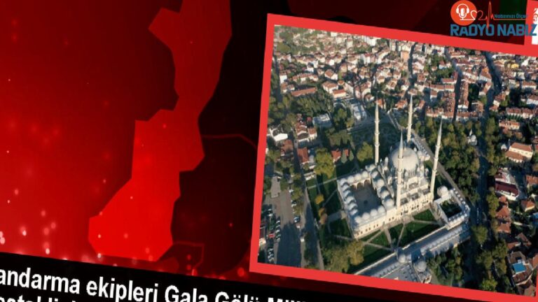 Edirne’de Gala Gölü Ulusal Parkı’nda Dron Takviyeli Kontrol Gerçekleştirildi