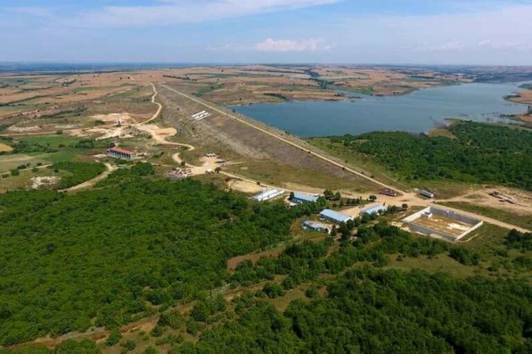 Edirne’de yapımı devam eden Çakmak Barajı tamamlandı