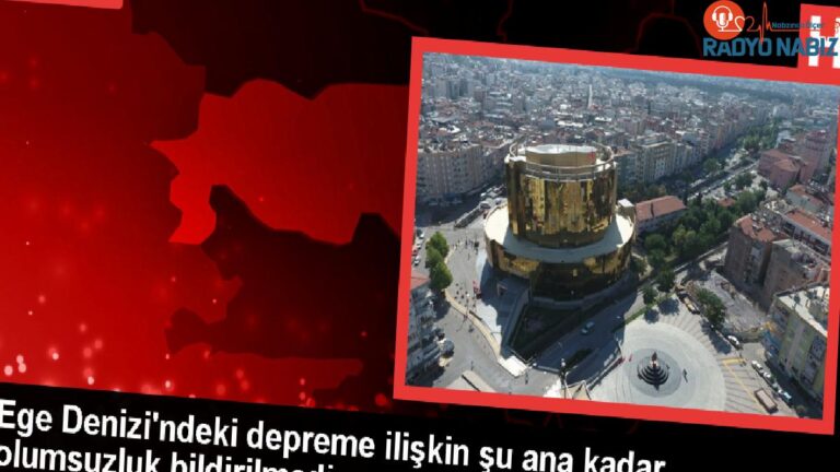 Ege Denizi’nde 5,1 Büyüklüğündeki Sarsıntıda İzmir ve Aydın’da Olumsuzluk Bildirilmedi