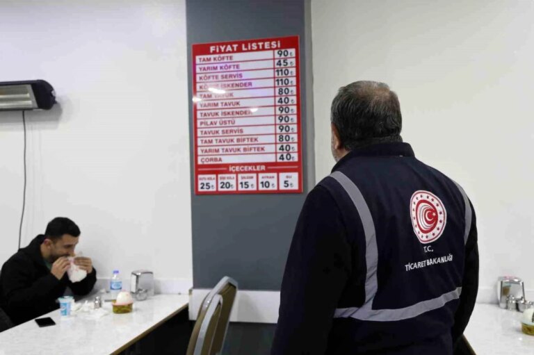 Elazığ’da iş yerlerinde fiyat denetimi yapıldı