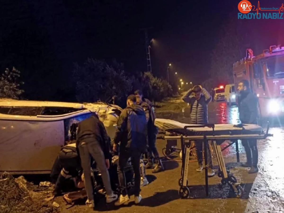 Erzin’de trafik kazası: 2 kişi yaralandı