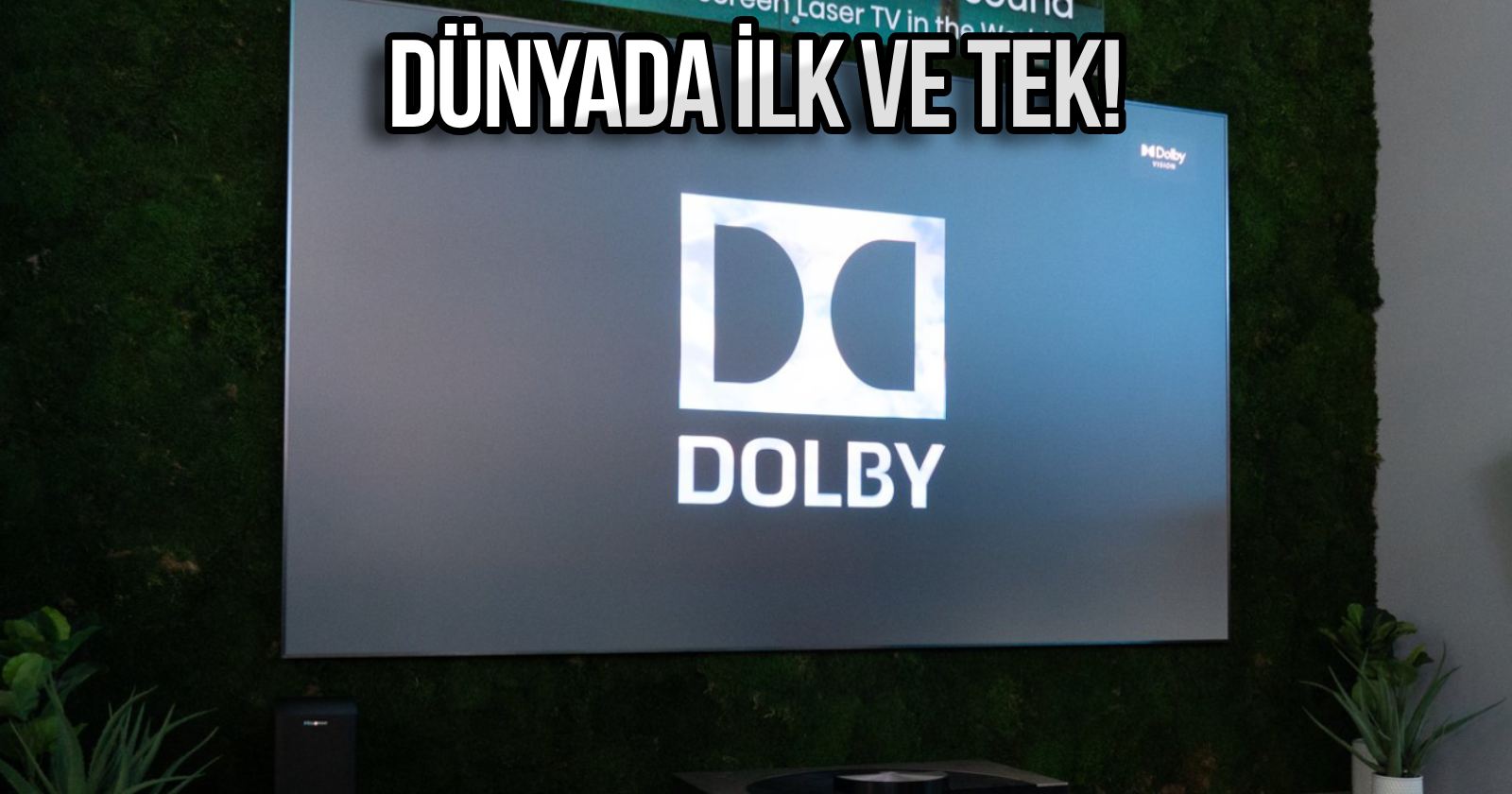 Eşi benzeri yok! Sonik Ekran 8K Lazer TV