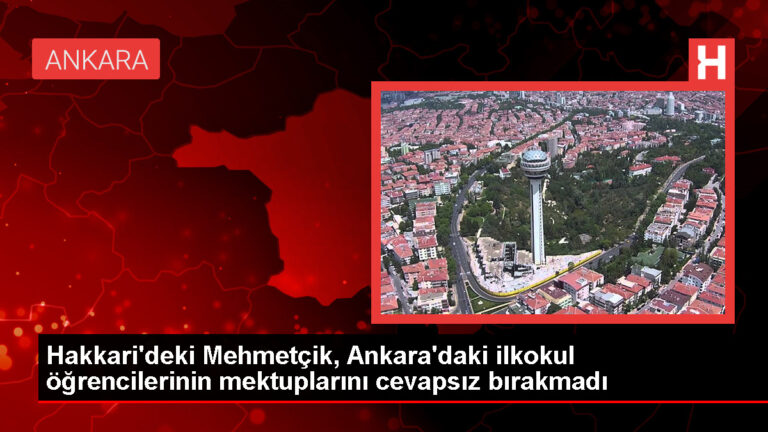 Hakkari’deki Mehmetçik, Ankara’daki öğrencilere mektupla karşılık verdi