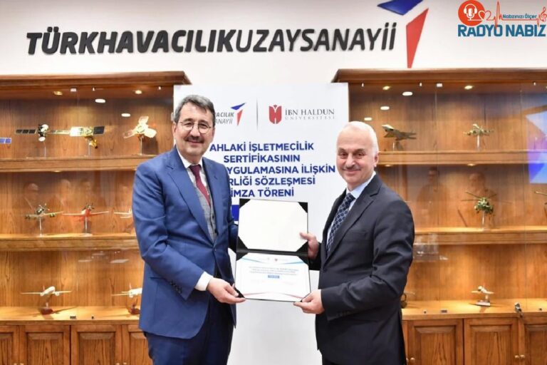 İbn Haldun Üniversitesi ve TUSAŞ Ahlaki İşletmecilik Sertifikası için işbirliği yapıyor