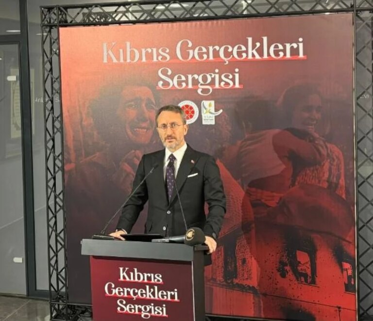 İletişim Başkanı Fahrettin Altun, Kıbrıs Gerçekleri Sergisi’ne katıldı