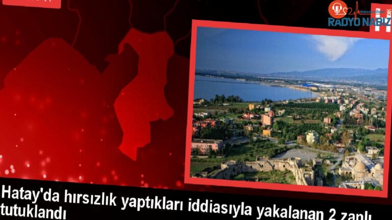 İskenderun’da hırsızlık şüphelileri tutuklandı