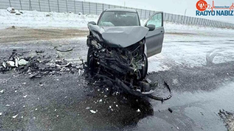 Kars’ta trafik kazası; 1’i ağır 9 yaralı