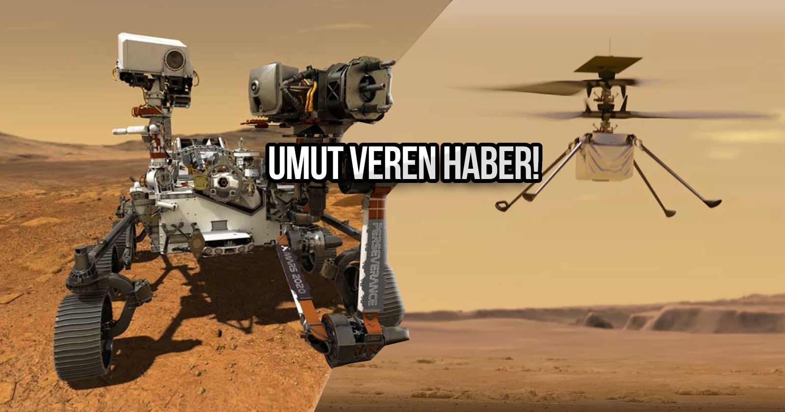 Kaybolan Mars helikopterinden değerli sinyal!