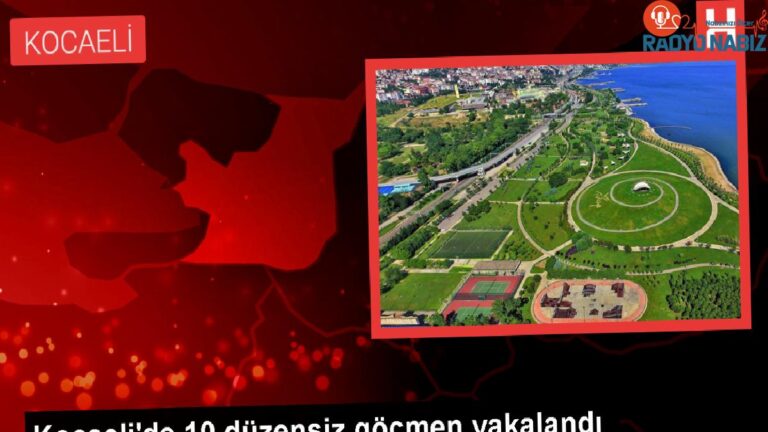 Kocaeli’de 10 düzensiz göçmen yakalandı